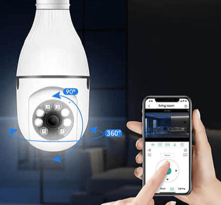 light bulb security camera app