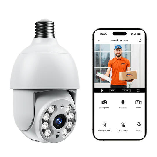 Campark SC30 4MP Light Bulb Security Camera